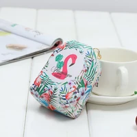 1 piece flamingo pattern cute bag pocket wallet 5 styles of flamingo design small pocket wallet with zipper