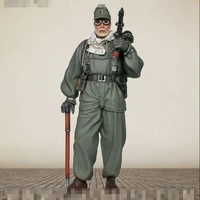 1 16 resin soldier character model military world war ii soldier officer white model manual