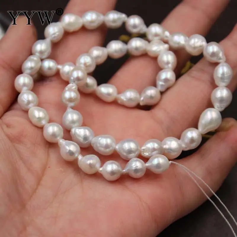 

Freshwater Cultured Pearl Beads 8mm Drop Shaped Loose Beads Kralen High Quality Pearls For Jewelry Making Diy Necklace Bracelet