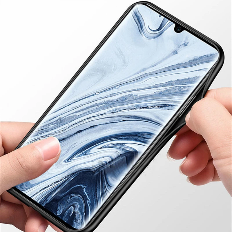 For Xiaomi Mi 9 Lite Pro Note 10 CC9 Case Silicone Frame Hard Glass Cover Redmi 8 8A 8T |