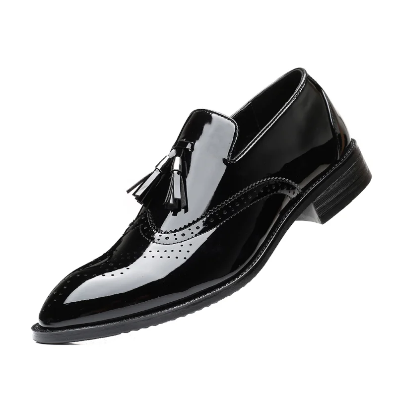 

Men's Casual Shoes Men's One-step Breathable Men's Casual Shoes Business Suits Casual Men's Shoes Black Large Size Loafers Men