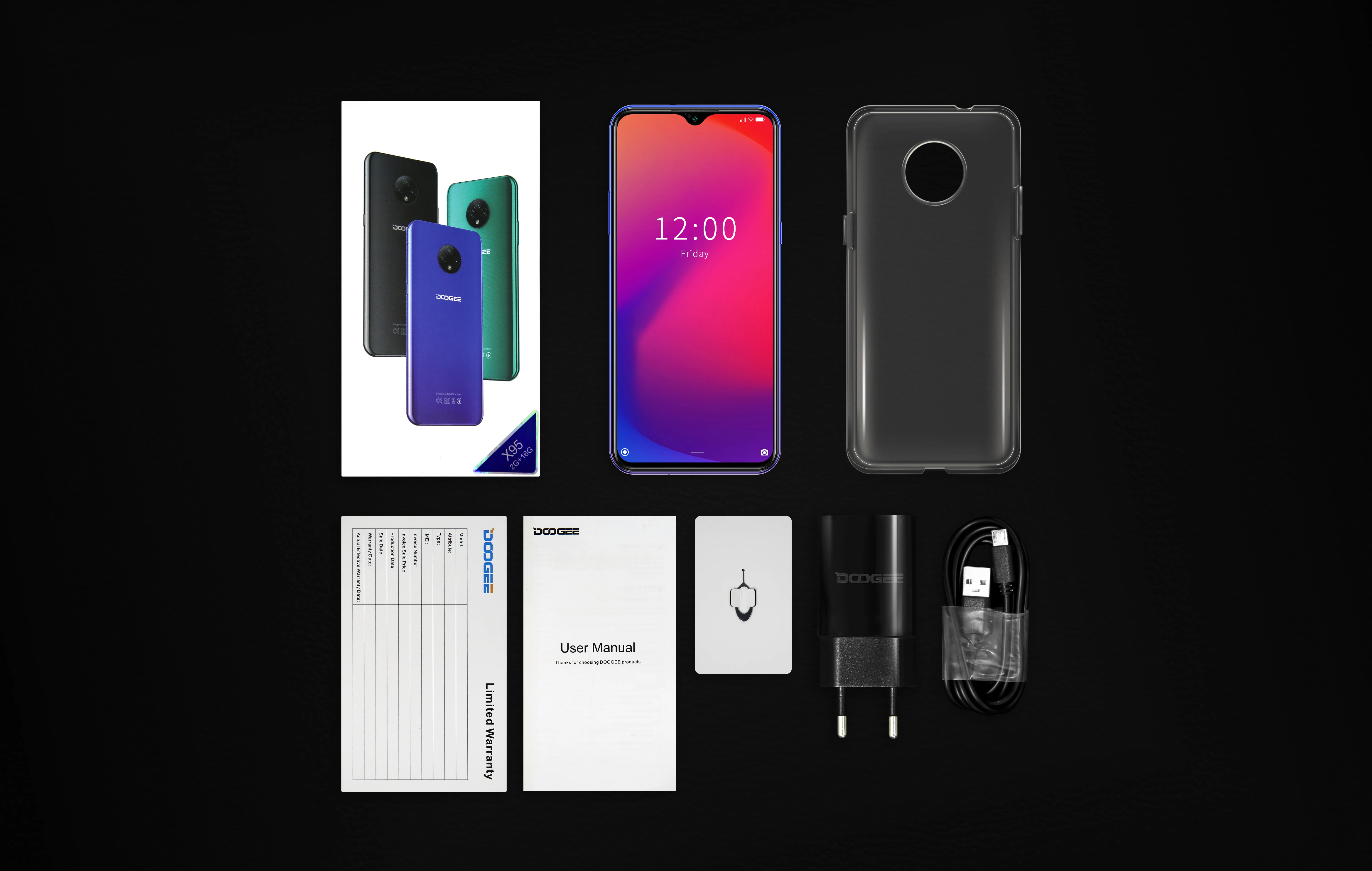 DOOGEE X95 Pro смартфон 4 Гб + 32 ГБ Helio A20 Android 10 OS мобильных телефонов 13MP тройной Камера 6 52