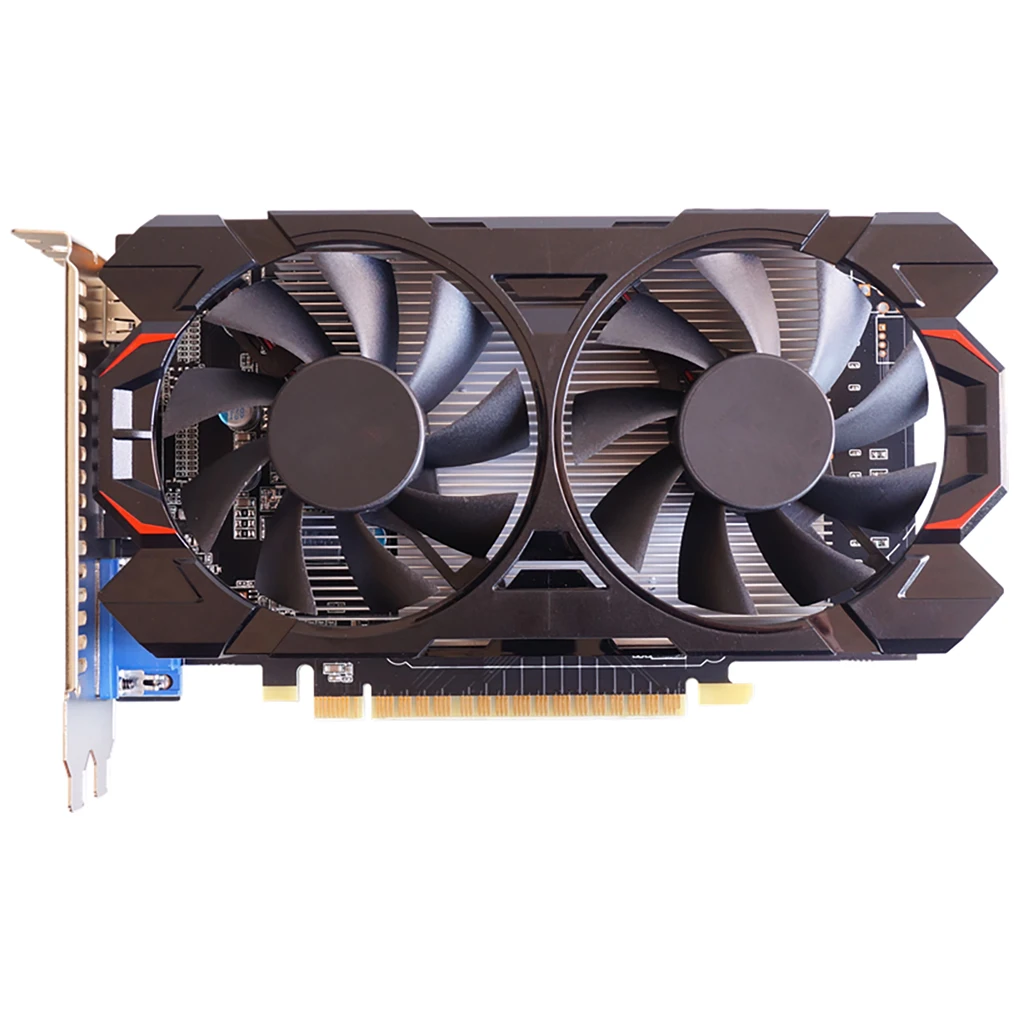 Bestellen Grafikkarte Original GTX1050 2GB 128Bit GDDR5 Video Karten Für NVIDIA VGA Karten Dual Lüfter Video Spiel Grafiken Karte Neue