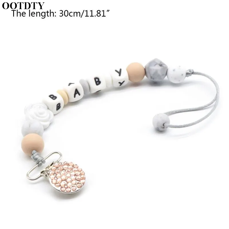 OOTDTY Детские клипсы для соски Новорожденные моллярная цепочка подарок младенцев