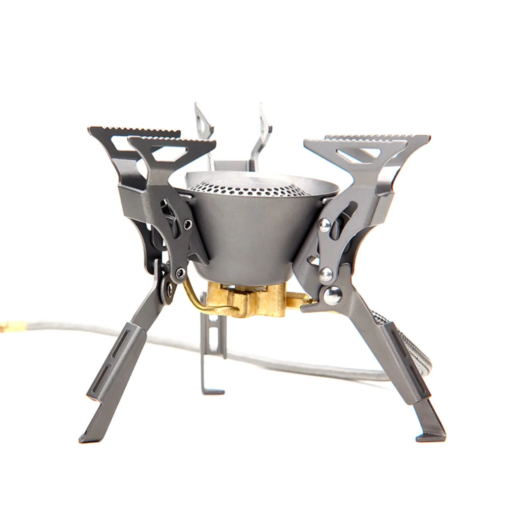 Открытый складной титановые газовые горелки кемпинга оборудование Сверхлегкий