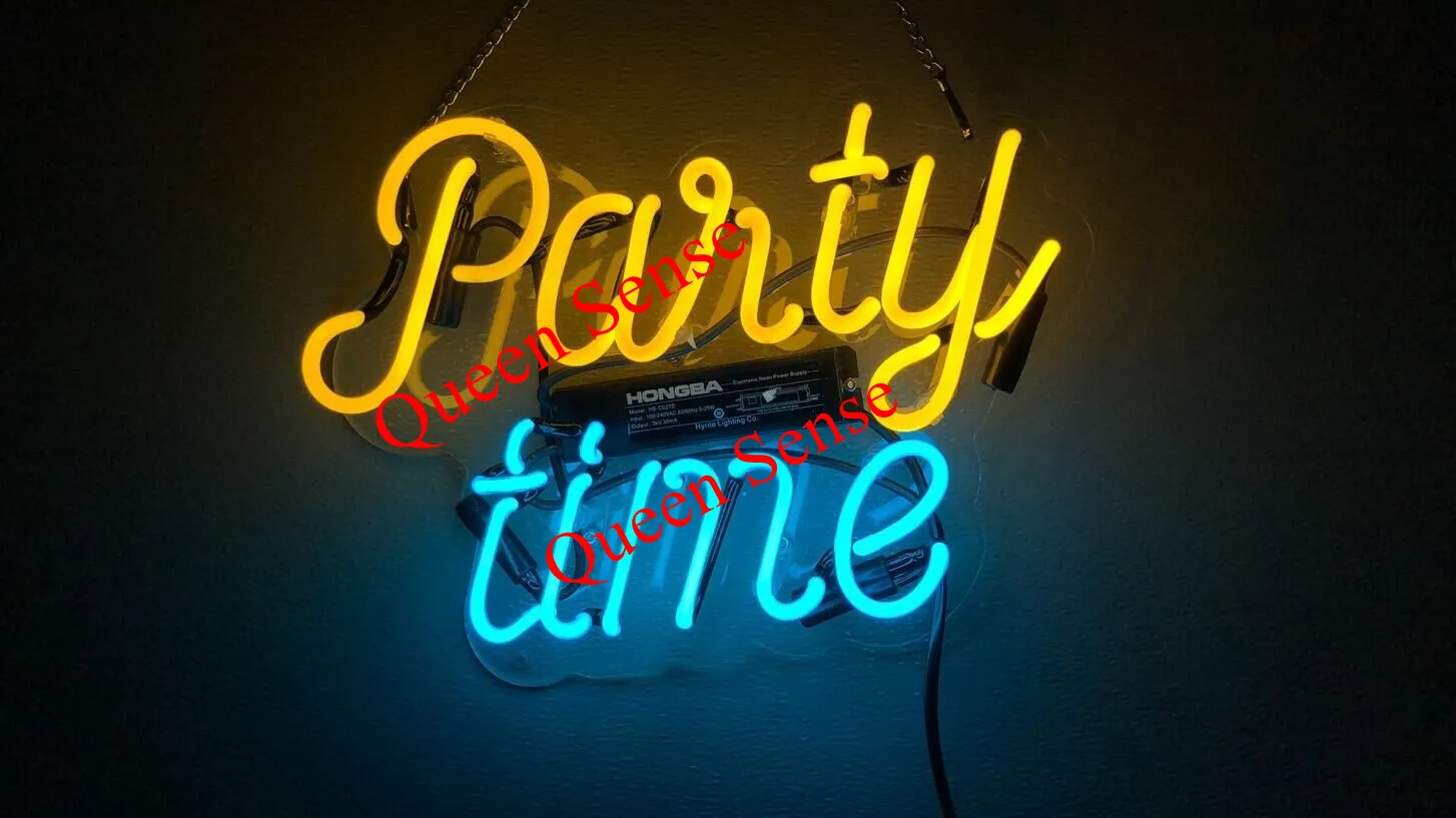 Акриловая неоновая лампа для вечерние декоративный светильник ручной работы с