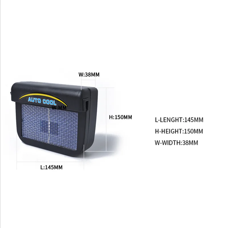 

Summer new auto fan cool car interior exhaust fan solar automatic cooler