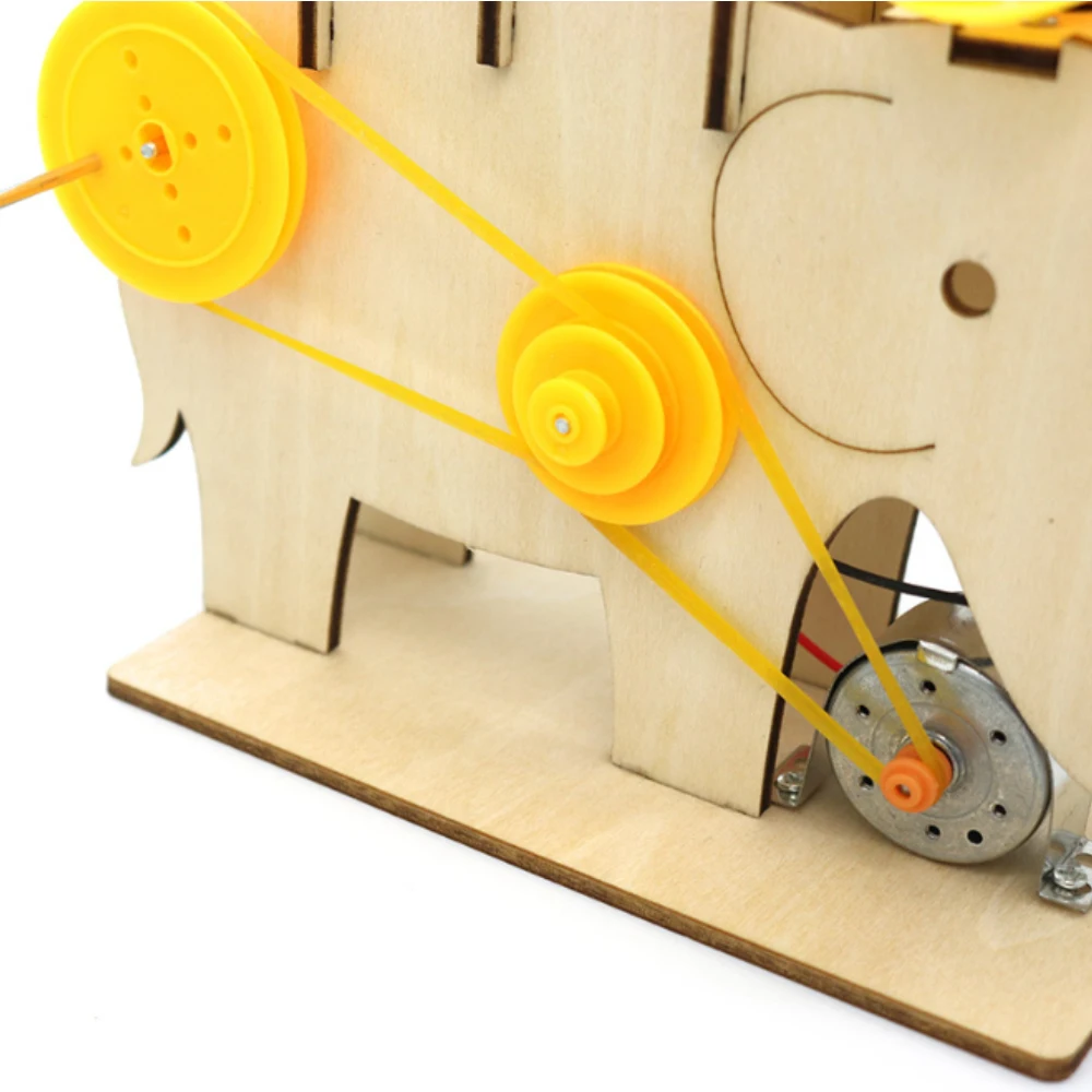 Saizhi Funny Science Physical Experiment Small Invention Education Toys DIY Hand Crank Generator Fan Model Children Learning Toy |