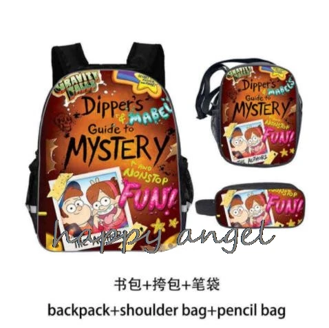 3 шт./компл. новые гравитационные школьные ранцы 16 дюймов рюкзаки для мальчиков и