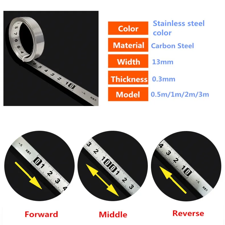 Самоклеящаяся лента для торцовочной пилы измерительная подложка из стали дерева