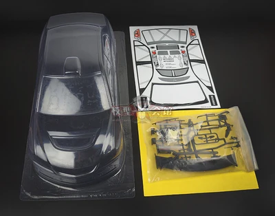Радиоуправляемый кузов автомобиля 1/10 прозрачный корпус mMitsubishi EVO 9 190 мм 4x4 ралли