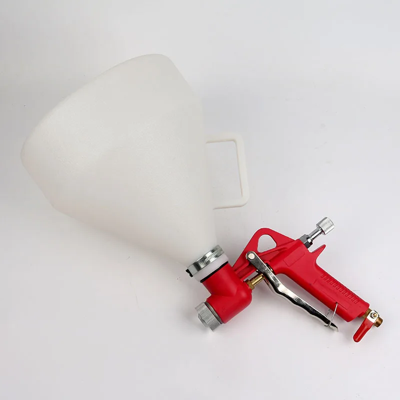 6L Plastic Funnel Air Spray Gun Multifunction Ceiling Wall Texture 4/6/8mm Building Exterior Embossed Paint Tool | Инструменты