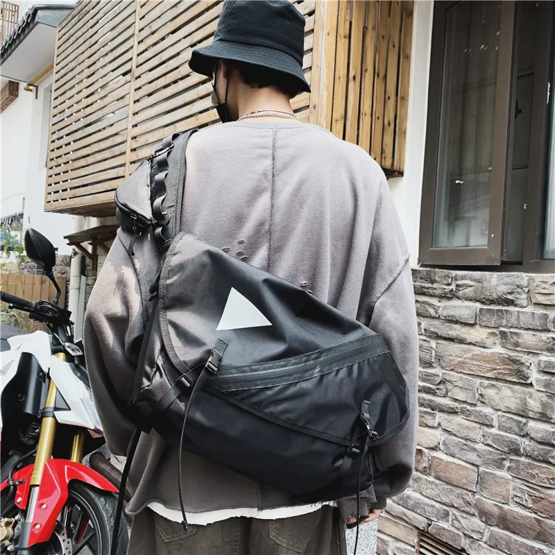 Новинка 2020 Брендовая женская мужская сумка через плечо большая Вместительная