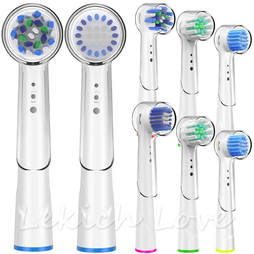 8 шт разные Зубная щётка головки для Braun Oral b с головных уборов подходит B