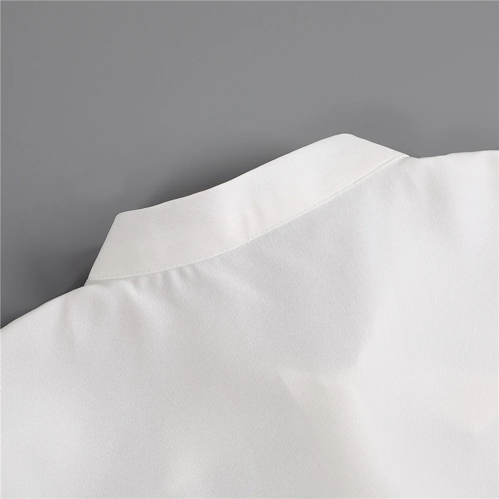 Linbaiway Женская Вышивка рубашки Поддельный Воротник галстук винтажный съемный