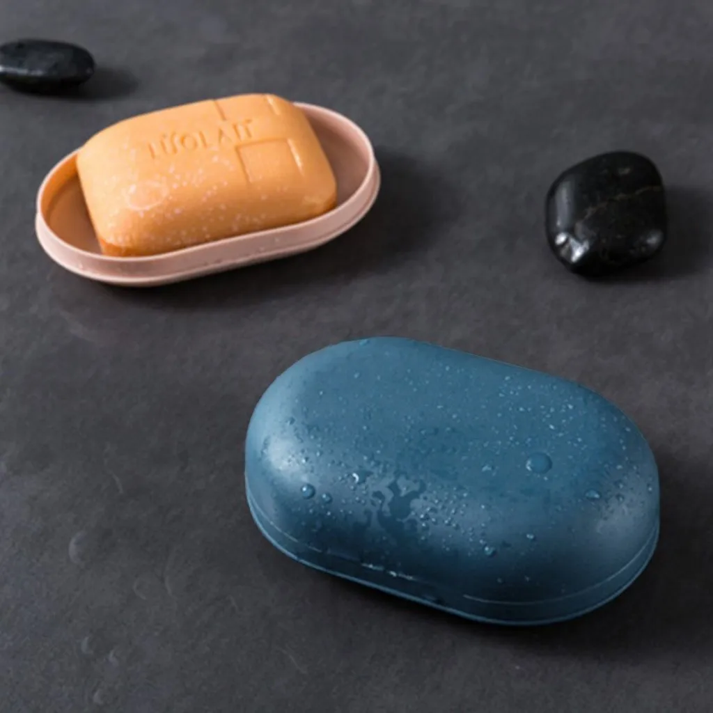 Дорожный портативный мыльница для ванной комнаты чехол легко носить с собой