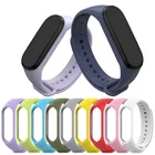 Браслет для Xiaomi Mi Band 4 3 5, спортивный ремешок для часов, силиконовый ремешок на запястье для xiaomi mi band 3 4, аксессуары для Miband 345, браслет