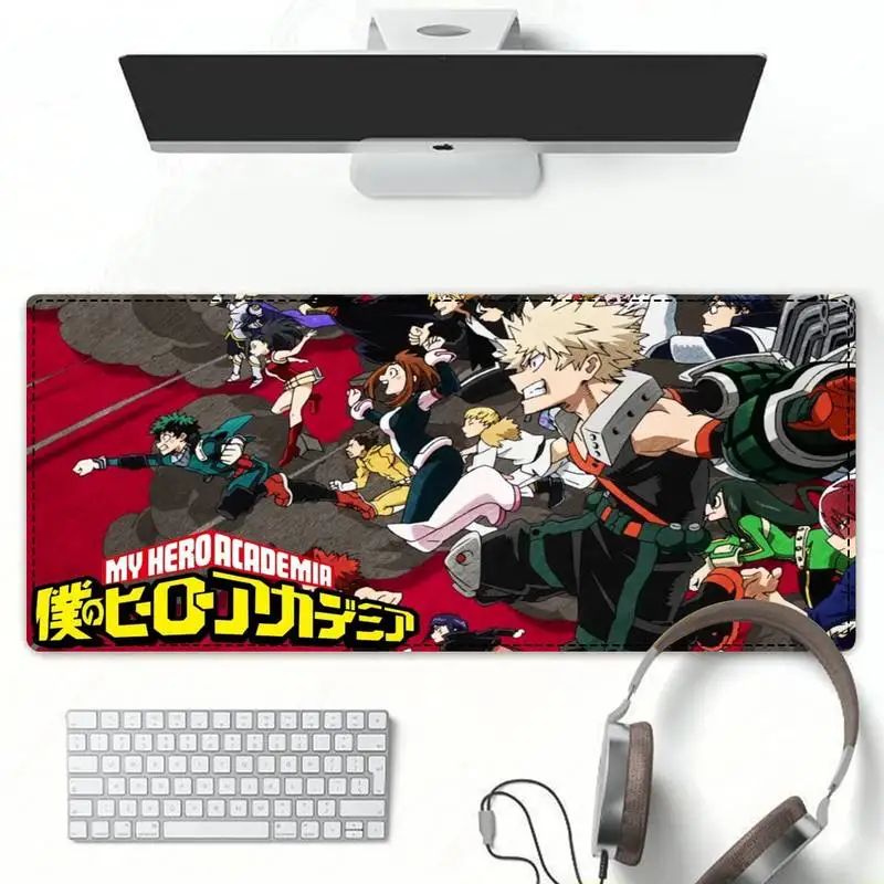 

High Quality My hero academia Gaming Mouse Pad PC Laptop Gamer Mousepad Anime Antislip Mat Keyboard Desk Mat For Overwatch/CS GO