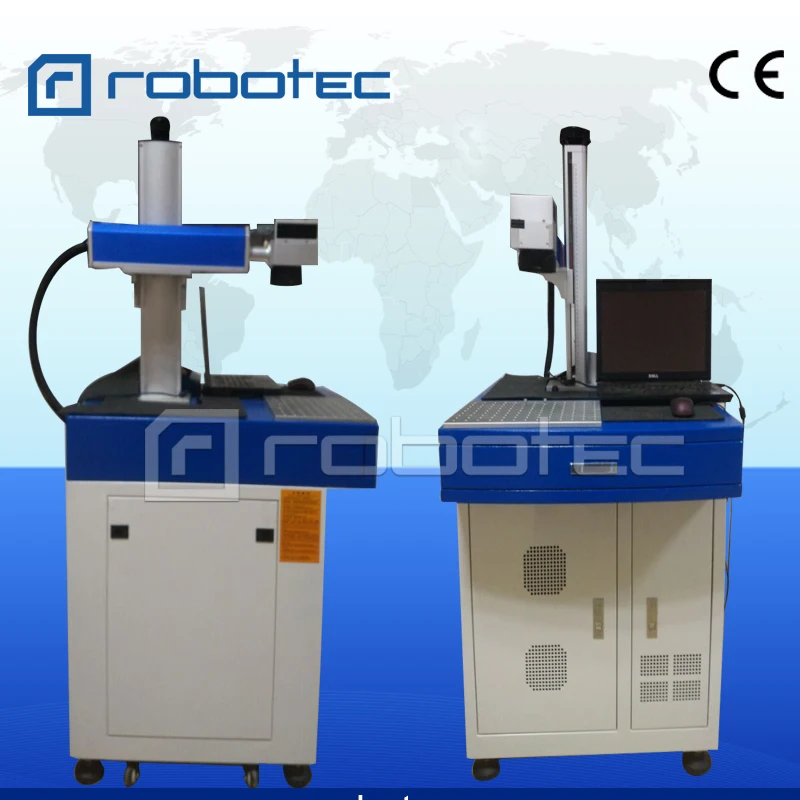 ROBOTEC Лидер продаж 30 Вт Мини Волоконно лазерная гравировальный станок с ЧПУ