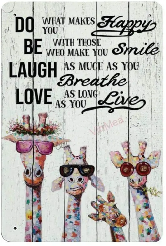 

Декор для стен в стиле ретро с изображением жирафа