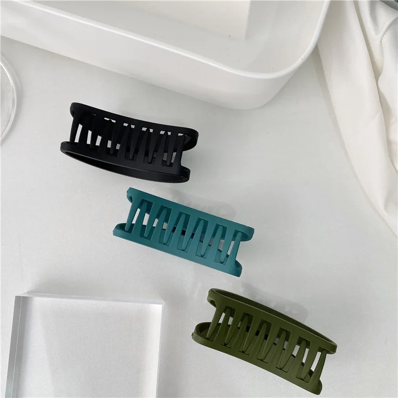 1 шт. модные элегантные женские акриловые заколки для волос однотонные