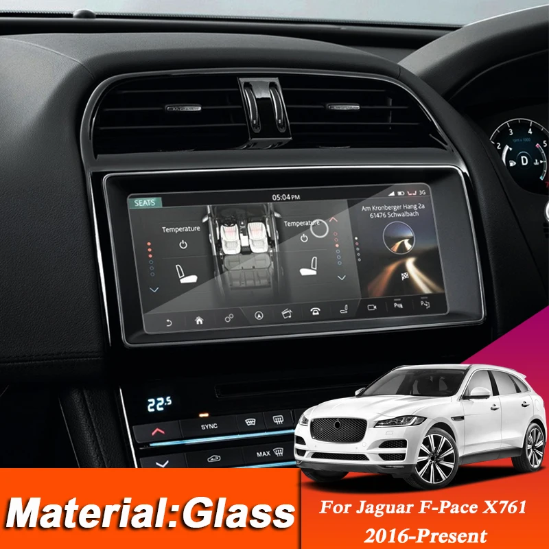 Автомобильный Стайлинг приборной панели GPS навигационный экран Стеклянная