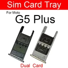 Держатель лотка для sim-карты для Motorola Moto G5 G PLUS (5-го поколения) XT1863 XT1684 XT1685 XT1687 запасные части для микро-ридера