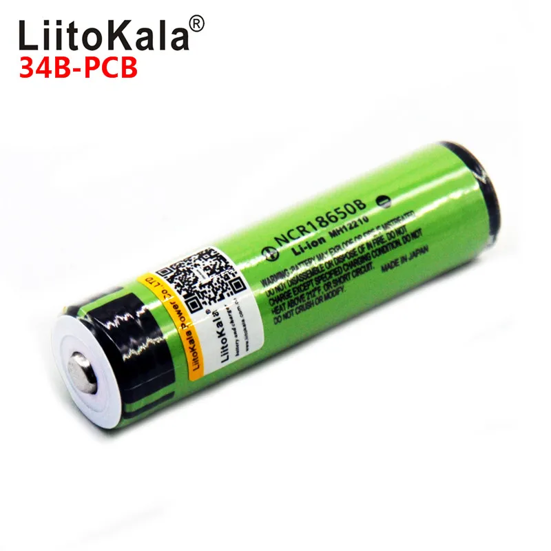 Аккумуляторная батарея LiitoKala NCR18650B 100% мАч 18650 в | Электроника