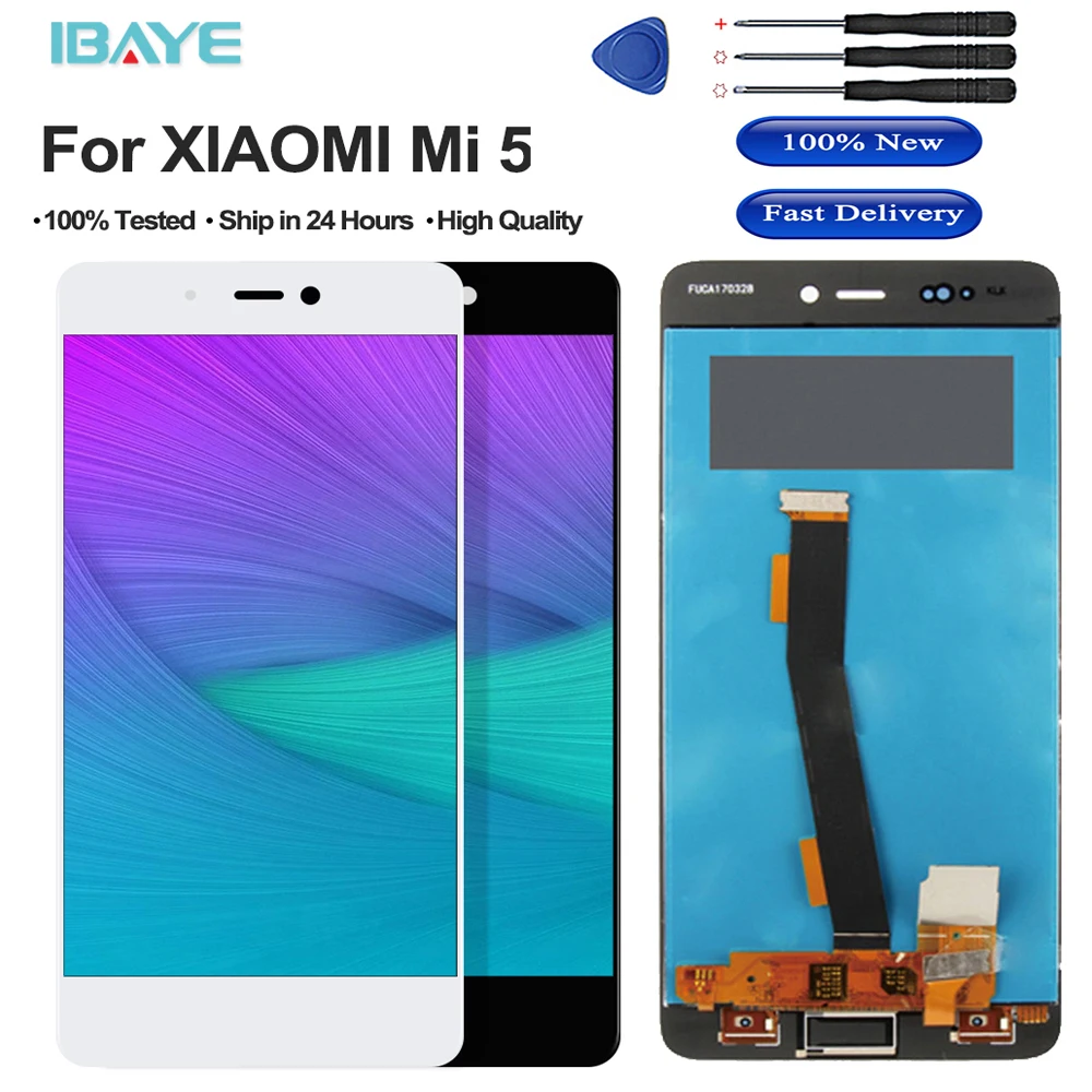 5 15 дюймов для XIAOMI Mi5 Mi ЖК-дисплей сенсорный экран дигитайзер запасная сборка