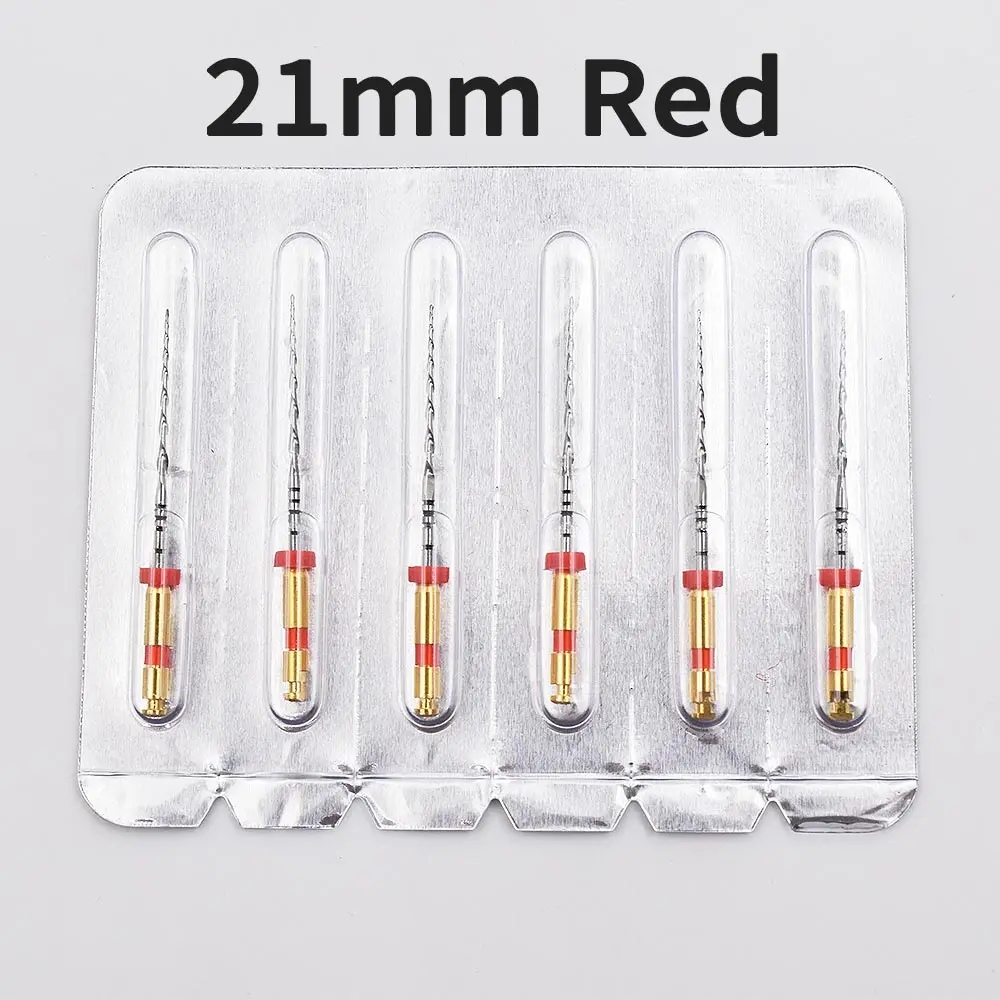 Teeth whitening dental instrument reciproc rotary files endodontic files dental endo motor files instrument for dentistry - Цвет: 21MM  Red