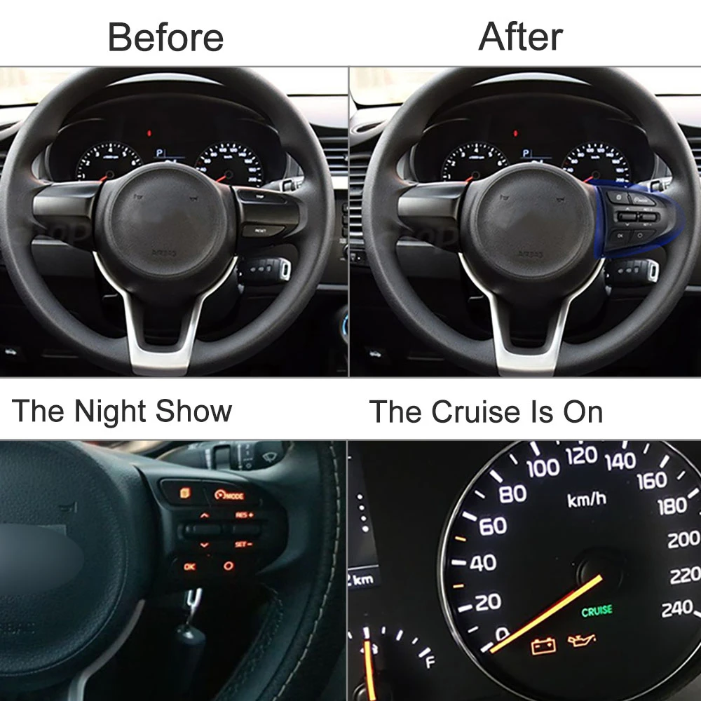 SPEEDWOW Кнопка рулевого колеса круиз контроль громкости для KIA K2 RIO RIO X LINE Кнопка Bluetooth круиз контроль громкости