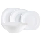 Набор посуды столовый, LUMINARC, Carine, N2185, 19 предметов, белое стекло