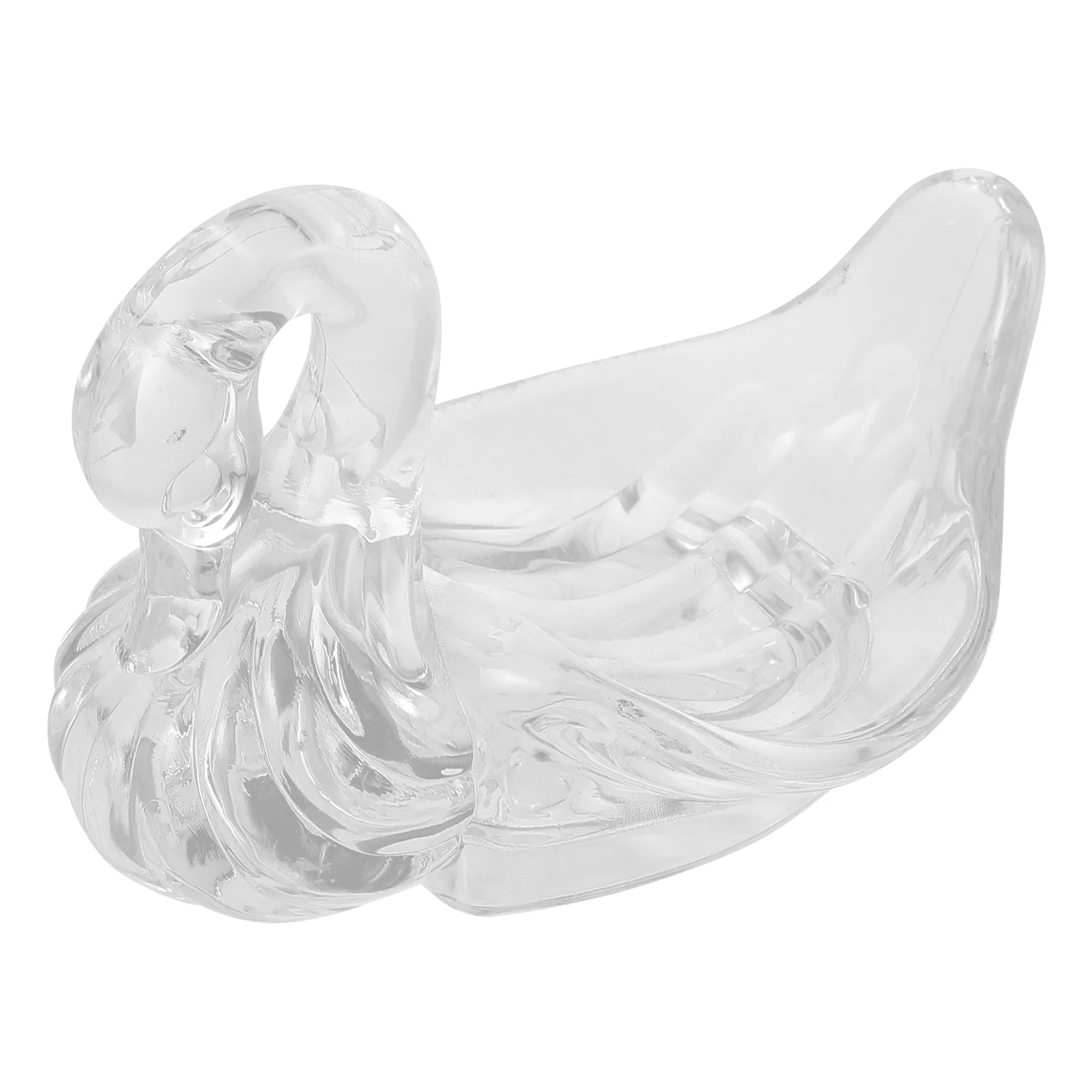 

1Pc Acrylic Soap Box Cartoon Swan Shape Soap Dish Container (Assorted Color)