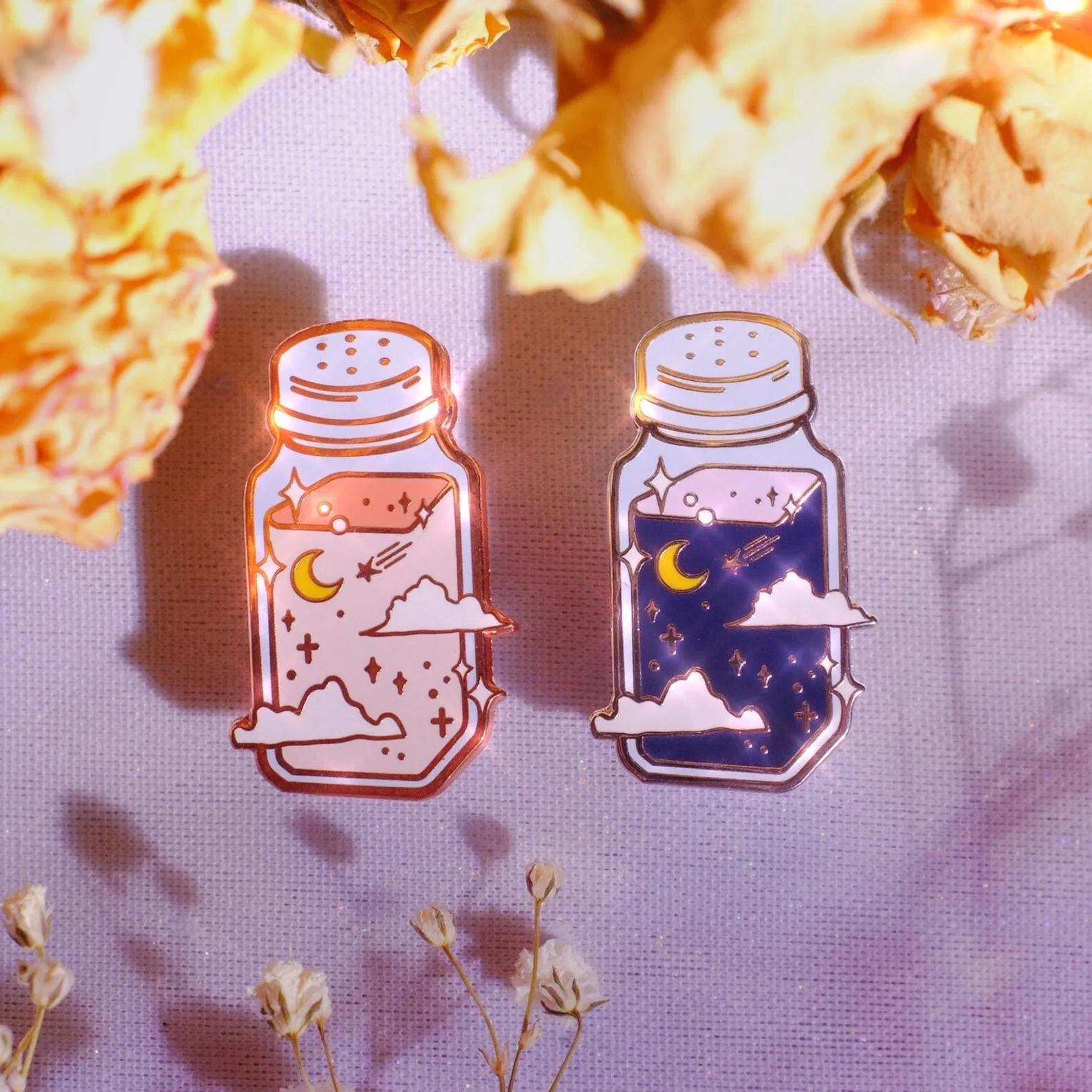 Жесткая эмалированная булавка Magic Pepper Dust Pin|Броши| |