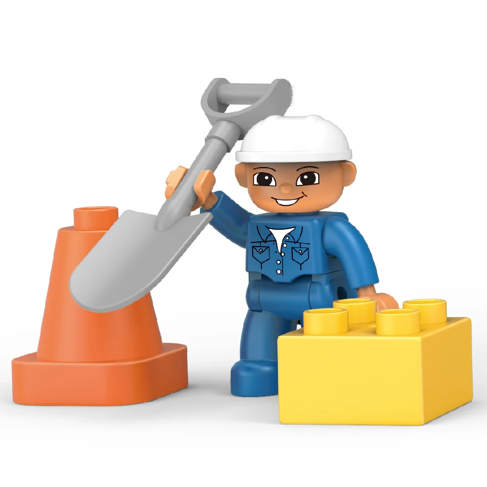 83 шт. DIY большой кирпич городской строительный экскаватор автомобилей