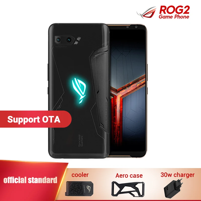 Asus ROG Phone 2 игровой смартфон 12 ГБ 512 6 59 &quotAsus II ZS660KL Snapdragon 855 + 6000 мА/ч 48MP NFC мобильный