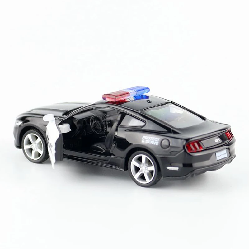 HOMMAT 1:36 весы Ford Mustang 2015 полицейская модель автомобиля сплав литая игрушечного