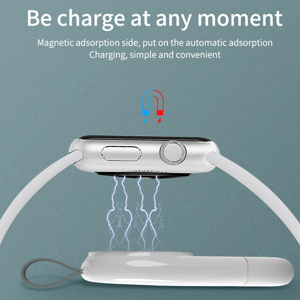 Mini Portable Wireless Charger for Apple Watch 6 5 4 3 SE Dock Adapter Fast Charging Smart Base | Наручные часы