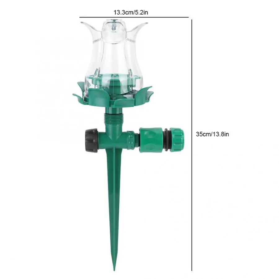 Садовый разбрызгиватель наружный садовый светодиодный газонный спринклер полив