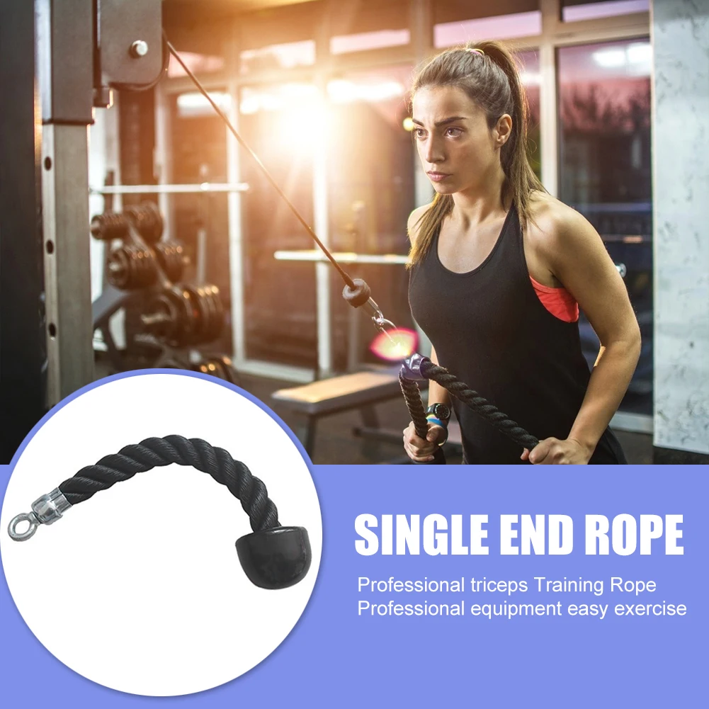 

Laterals Triceps Rope Biceps Gym Pull Rope Muscle Training Fitness Body Building for Easy Safety Working-out Ornaments