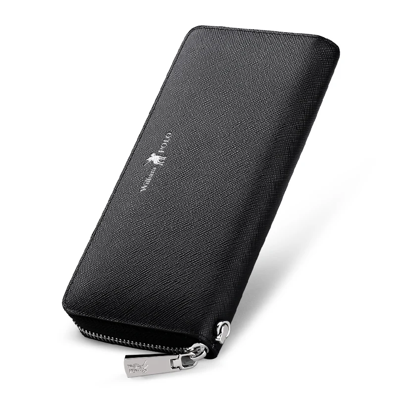 Мужской Длинный кошелек WILLIAMPOLO RFID новые модные мужские кошельки не царапаются
