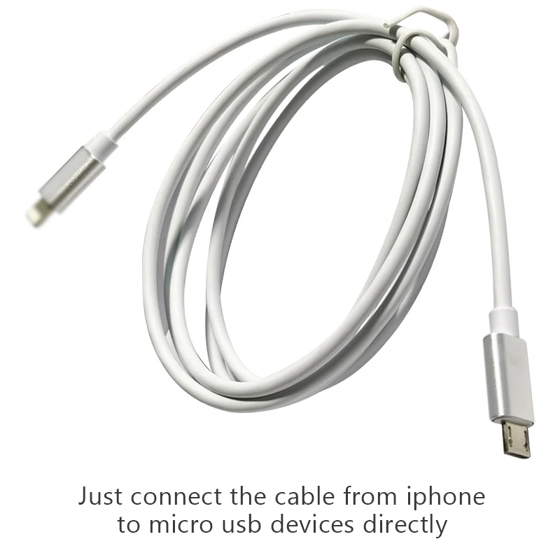 5 футов OTG Lightning к Micro USB DAC кабель для iPhone12 X 8 7 iPad MOOER EG150 Roland GO MIXER PRO MIDI клавиатура