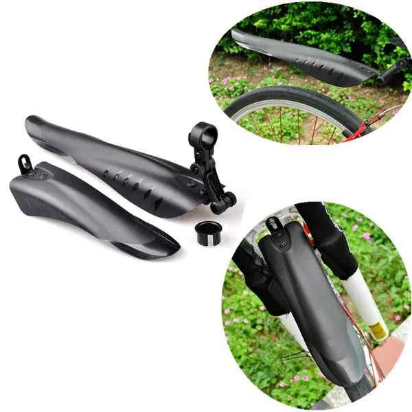 Велосипедные передние и задние черные Брызговики ROBESBON для горного