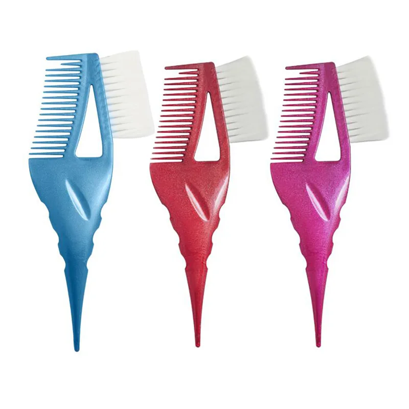 3 шт./se Акула краска щетка для волос с широкой ручкой двухсторонний отбеливатель