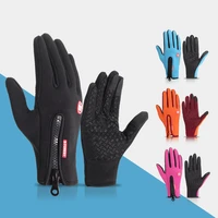 winter warm cycling gloves fitness high quality men women windproof bike motorcycle fishing gloves full finger touchscreen ski