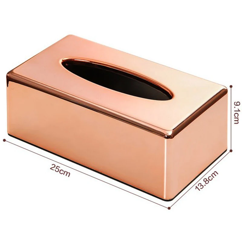 Бумажная стойка элегантная королевская розовая Золотая Автомобильная домашняя