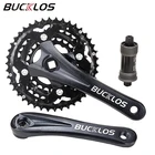 Коленчатая звезда BUCKLOS 104BCD для горного велосипеда, 10-скоростная цепь 24T 32T 42T, набор квадратных отверстий с нижним кронштейном, детали для велоспорта