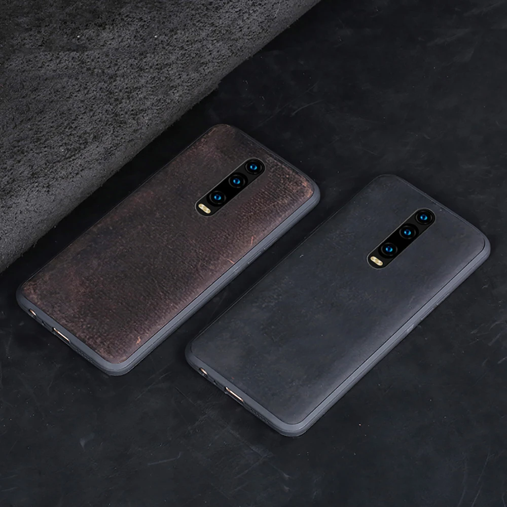 LANGSIDI Genuine Leather phone case for Xiaomi Redmi 9 9T Note 10 pro 10s 9 Vintage Leather cover For xiaomi 11t pro 11 lite 10