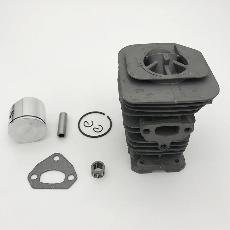 Apto para Husqvarna Peças de Reposição Hundure Cilindro Pistão Anel Rolamento Kit Junta 137 136 Gasolina Motosserra Motor 38mm