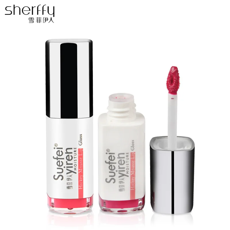 Красно матовый блеск для губ жидкая румяна помада долговечный натуральные